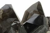 Wide, Natural Smoky Quartz Cluster - Brazil #229512-3
